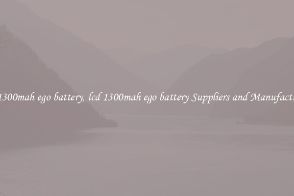 lcd 1300mah ego battery, lcd 1300mah ego battery Suppliers and Manufacturers