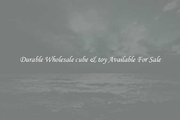 Durable Wholesale cube & toy Available For Sale