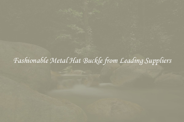 Fashionable Metal Hat Buckle from Leading Suppliers