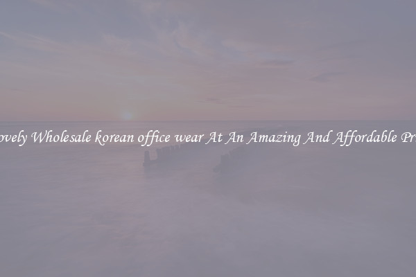 Lovely Wholesale korean office wear At An Amazing And Affordable Price
