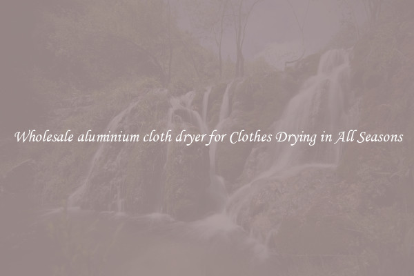 Wholesale aluminium cloth dryer for Clothes Drying in All Seasons