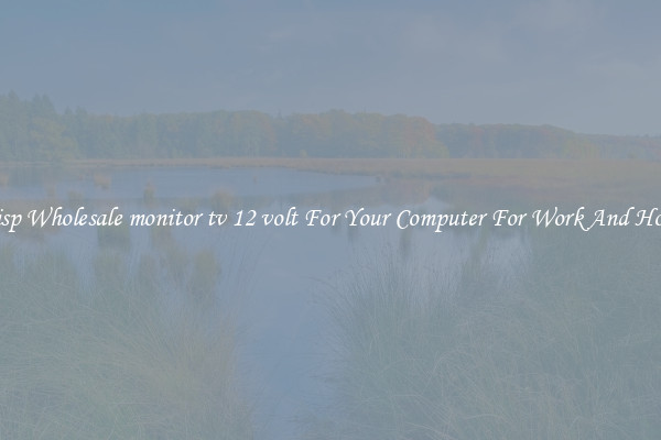 Crisp Wholesale monitor tv 12 volt For Your Computer For Work And Home