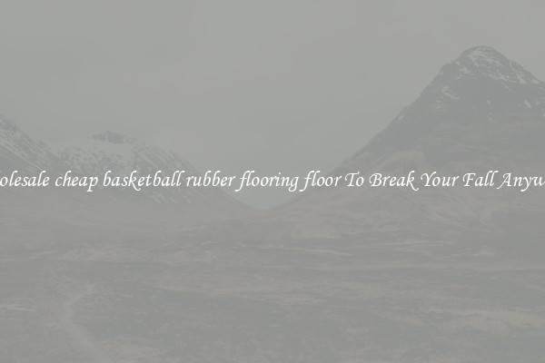 Wholesale cheap basketball rubber flooring floor To Break Your Fall Anywhere