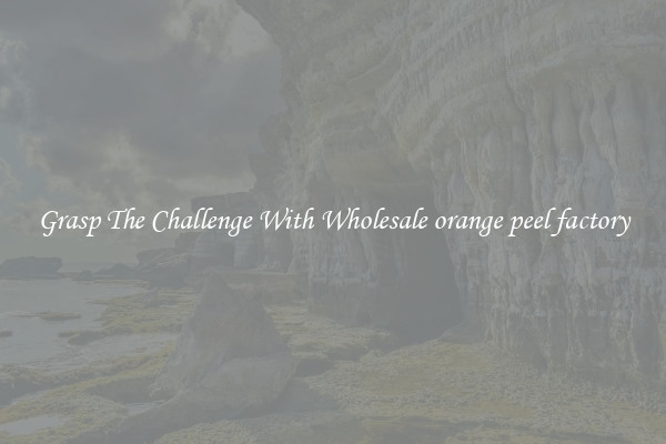 Grasp The Challenge With Wholesale orange peel factory